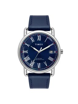 Timex - Men Blue Round Dial Analog Watch - TWEG25600 (M)