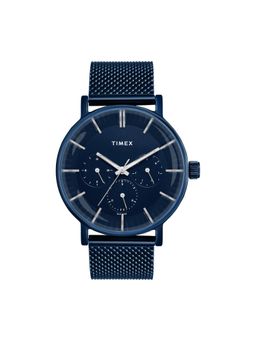 Timex - Men Blue Round Dial Analog Watch - TWEG25704 (M)