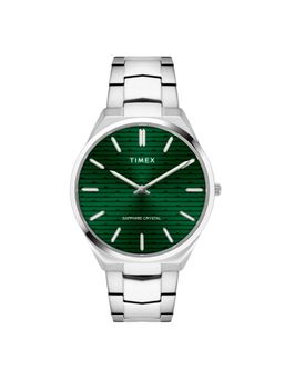 Timex - Men Green Round Dial Analog Watch - TWEG25800 (M)
