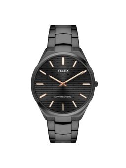 Timex - Men Black Round Dial Analog Watch - TWEG25803 (M)