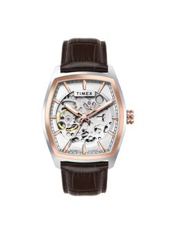 Timex - Signio Tonneau 38mm Silver Dial Analog Men Watch - TWEG25901