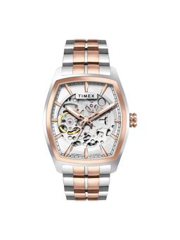 Timex - Signio Tonneau 38mm Silver Dial Analog Men Watch - TWEG25903