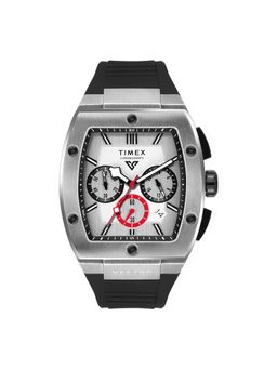 Timex - Vector Rectangle 21mm Silver Dial Analog Men Watch - TWEG26200