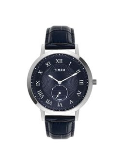 Timex - Men Blue Round Dial Analog Watch - TWEG27500 (M)