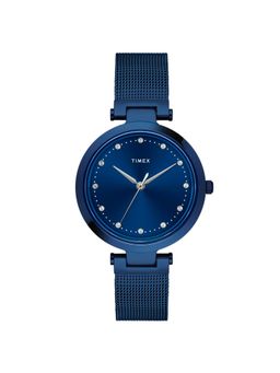 Timex - Trendline Round 21mm Blue Dial Analog Women Watch - TWEL11827