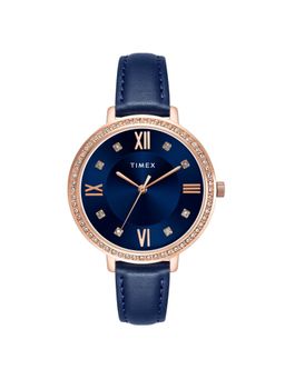Timex - Women Blue Round Dial Analog Watch - TWEL14712 (M)