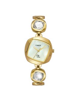 Timex - Women Fria White Square Dial Analog Watch - TWEL15007 (M)
