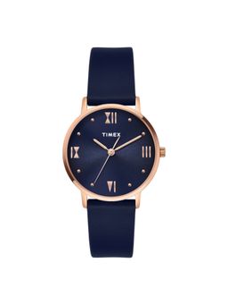 Timex - Women Blue Round Dial Analog Watch - TWEL15622 (M)