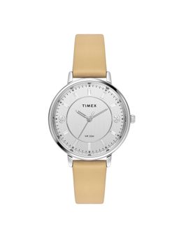 Timex - Women Classics Silver Round Dial Analog Watch - TWEL15817 (M)