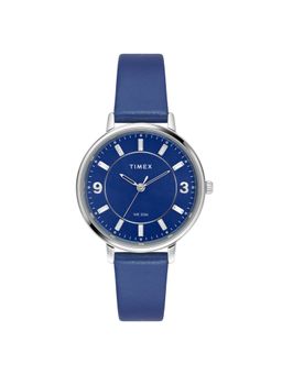 Timex - Women Classics Blue Round Dial Analog Watch - TWEL15818 (M)
