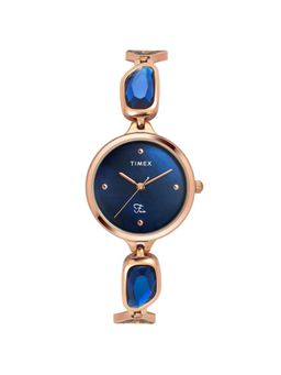 Timex - Women Fria Blue Round Dial Analog Watch - TWEL15904 (M)