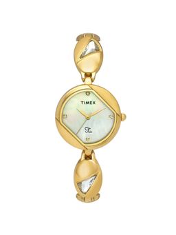 Timex - Women Fria White Round Dial Analog Watch - TWEL16305 (M)