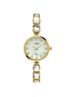 Timex - Women Fria White Round Dial Analog Watch - TWEL17304 (M)