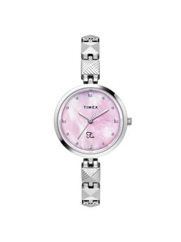 Timex - Women Fria Pink Round Dial Analog Watch - TWEL18307 (M)