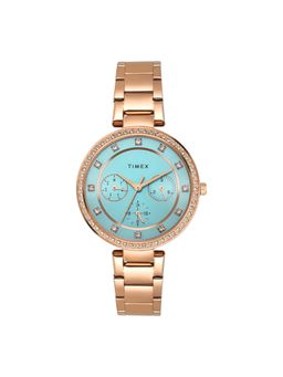 Timex - Women Blue Round Dial Analog Watch - TWEL18705 (M)