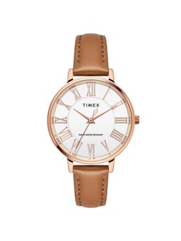 Timex - Trendline Round 34mm Silver Dial Analog Women Watch - TWEL19105