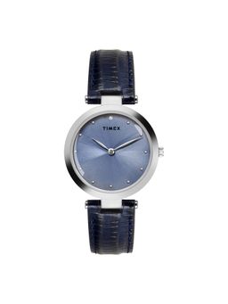 Timex - Round 21mm Blue Dial Analog Women Watch - TWEL19207
