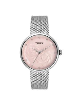 Timex - Women Pink Round Dial Analog Watch - TWEL19300 (M)