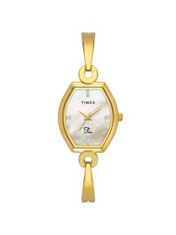 Timex - Women Fria White Rectangular Dial Analog Watch - TWEL19701 (M)
