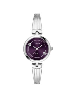 Timex - Women Fria Purple Round Dial Analog Watch - TWEL19800 (M)