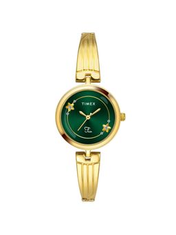 Timex - Fria Round 29mm Green Dial Analog Women Watch - TWEL19801
