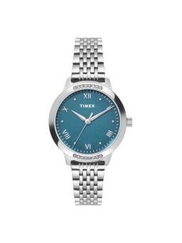 Timex - Women Green Round Dial Analog Watch - TWEL20200 (M)