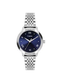 Timex - Women Blue Round Dial Analog Watch - TWEL20201 (M)