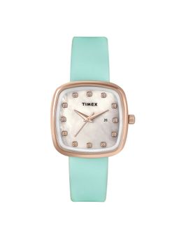 Timex - Women White Square Dial Analog Watch - TWEL20600 (M)
