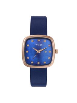 Timex - Women Blue Square Dial Analog Watch - TWEL20601 (M)
