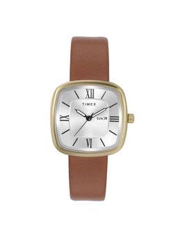 Timex - Women Silver Square Dial Analog Watch - TWEL20602 (M)