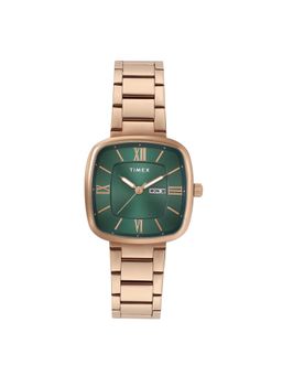 Timex - Women Green Square Dial Analog Watch - TWEL20603 (M)
