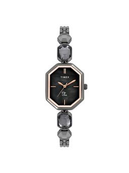 Timex - Women Fria Black Octagon Dial Analog Watch - TWEL21102 (M)