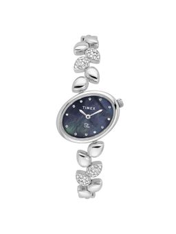 Timex - Women Fria Blue Oval Dial Analog Watch - TWEL21300 (M)