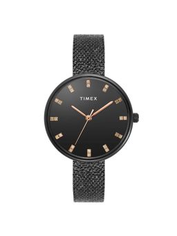 Timex - Women Black Round Dial Analog Watch - TWEL21503 (M)