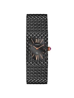 Timex - Women Fria Black Rectangular Dial Analog Watch - TWEL77708 (M)