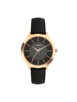 Timex - Women Black Round Dial Analog Watch - TWEL99SMU06 (M)