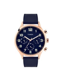 Timex - Men Blue Round Dial Analog Watch - TWHG03SMU10 (M)