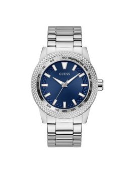 Guess - Men Scout Blue Round Dial Analog Watch - U1417G1M (M)