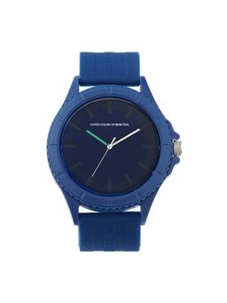United Colors of Benetton - Men Iconic Blue Round Dial Analog Watch - UWUCG1006 (M)