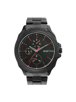 United Colors of Benetton - Men Signature Black Round Dial Analog Watch - UWUCG1703 (M)