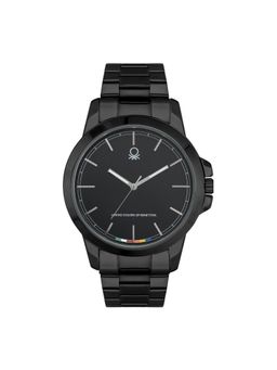 United Colors of Benetton - Men Signature Black Round Dial Analog Watch - UWUCG2102 (M)