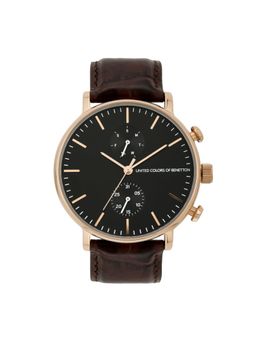 United Colors of Benetton - Men Signature Black Round Dial Analog Watch - UWUCG2201 (M)