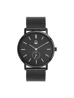 United Colors of Benetton - Men Signature Black Round Dial Analog Watch - UWUCG2300 (M)