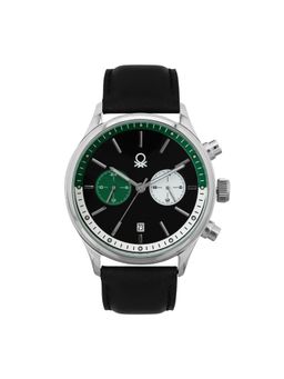 United Colors of Benetton - Men Signature Black Round Dial Analog Watch - UWUCG2401 (M)