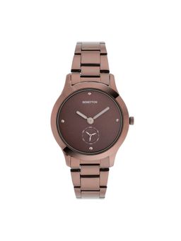 United Colors of Benetton - Women Iconic Brown Round Dial Analog Watch - UWUCL0801 (M)