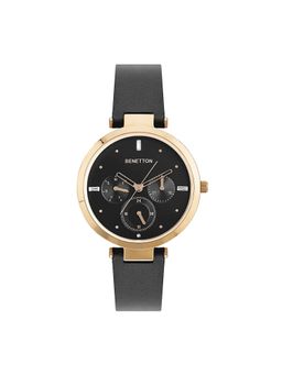 United Colors of Benetton - Women Black Round Dial Analog Watch - UWUCL1006 (M)