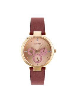 United Colors of Benetton - Women Rose Gold Round Dial Analog Watch - UWUCL1008 (M)