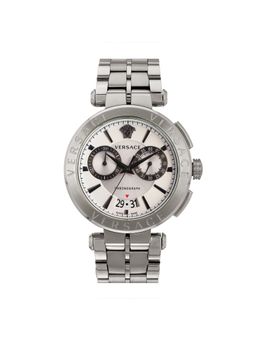 VERSACE - Men Aion Special Off White Round Dial Analog Watch - VE1D01823 (M)