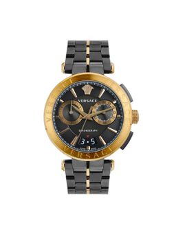 VERSACE - Men Aion Special Black Round Dial Analog Watch - VE1D02023 (M)