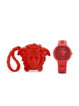 VERSACE - Unisex Medusa Pop Red Round Dial Analog Watch - VE6G00723 (M)
